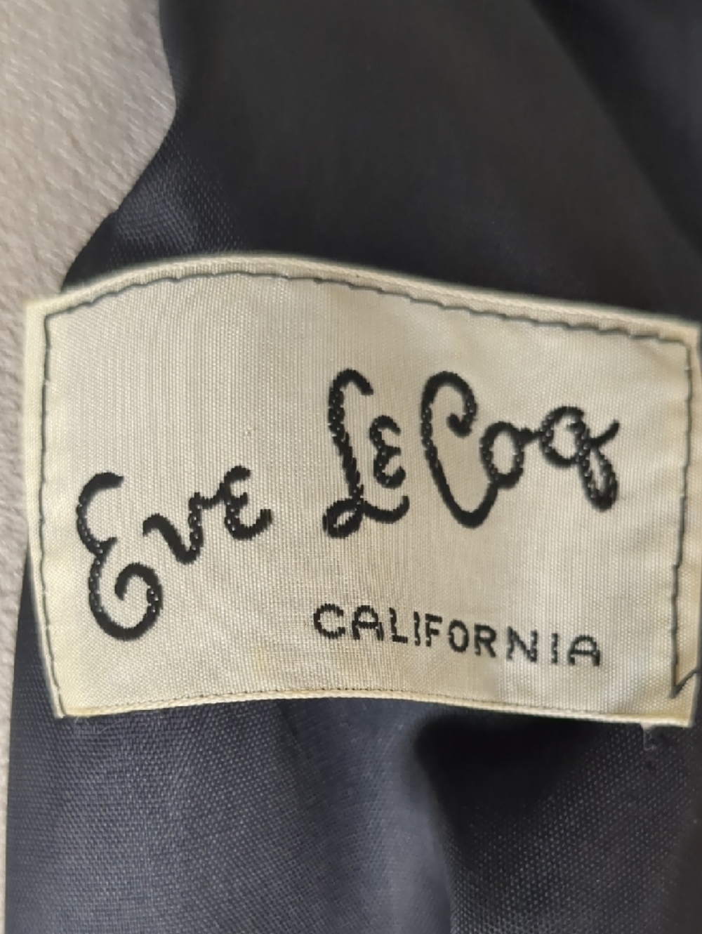 Vintage 60s Eve Le Coq Dress Tan & Black Plaid Mod Drop Waist Sleeveless SZ M - Picture 10 of 14